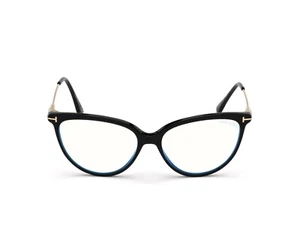 Tom Ford TF5688-B 001 Black Plastic Cat Eye Eyeglasses Frame 55-15-140 - Picture 1 of 2