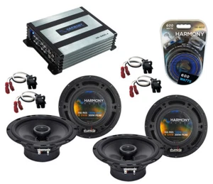 HA-65 Chevy Trailblazer 02-09 6.5" 300W, 800W Speaker Sub Amp & 10 Gauge Amp Kit - Afbeelding 1 van 5