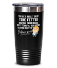 Funny Trump Gift for Tire Fitter Tumbler Mug Present for Work Coworker Family -