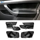 L+R Side Door Armrest Black Cover Panel Trim For 05-10 VW Jetta Golf MK5 4dr RHD