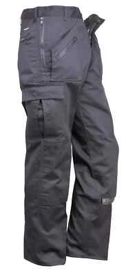 Portwest Classic Work Wear Action Trousers with Zip Pockets Navy W44 L31 - Image 1 of 2