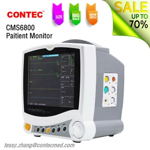 CMS6800 Portable ICU Patient Monitor 6 Parameters Vital Signs Monitor ECG SPO2 - Picture 1 of 12