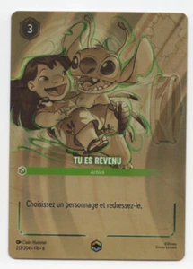 Disney Lorcana: Azurite Sea *Foil* You Came Back (Enchanted) FRENCH - Picture 1 of 2
