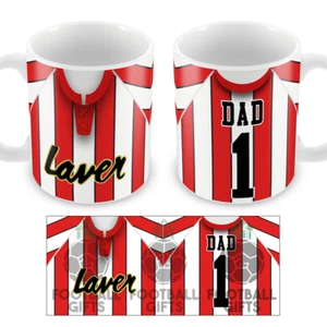 Sheff Utd No.1 Dad Retro Home 1992 Shirt Fathers Day Mug Great Gift Blades - Picture 1 of 1