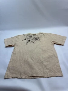 Designer T-shirt Floral Nude Graphics Rare Unusual Religion Cycle SzL - Picture 1 of 5
