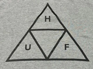 Sudadera con Capucha Pullover Manga Larga HUF TALLA L - GRANDE - GRIS - 2 Caras - Imagen 1 de 22