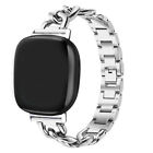 Bracelet de montre intelligente Cowboy en acier inoxydable pour bracelet de montre intelligente Fitbit Versa 3 4 Sense 2