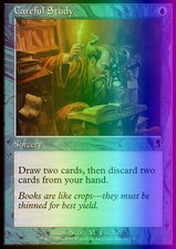 Magic the Gathering MTG Careful Study (70) Odyssey   LP FOIL