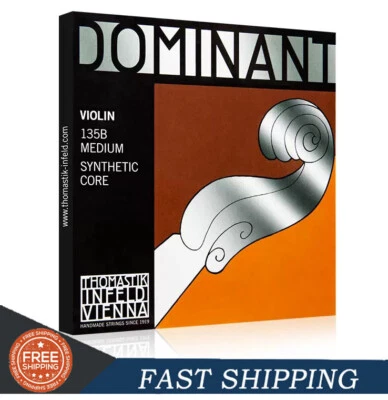 Thomastik Dominant 135B 4/4 Full Set Violin String GDAE Strings Free Shipping - Image 1 of 4