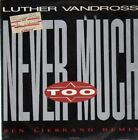 Luther Vandross Never Too Much Vinyl Single 12inch Epic