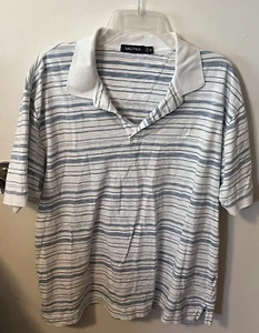 XL Nautica Button Top Polo Typ Shirt mit Nautica Emblem auf der linken Seite - Bild 1 von 6