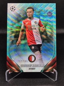 2023-24 TOPPS Chrome UEFA Club Competitions Aqua Wave Quilindschy Hartman /199 - Bild 1 von 1