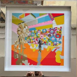 Only Balloons Ugo Nespolo Opera Dipinto Quadro SERIGRAFIA su Carta con Cornice - Imagen 1 de 1