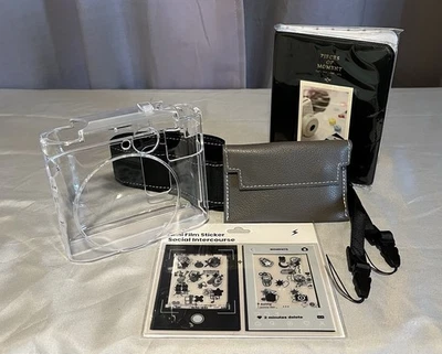 Fuji Instax Mini 99 Camera Set w/Case, Neck Strap, Photo Stickers & Photo Album - Image 1 of 4