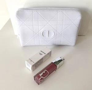 Christian Dior Kosmetiktasche + Lipgloss + La Mousse Cleanser Geschenkset - Bild 1 von 8