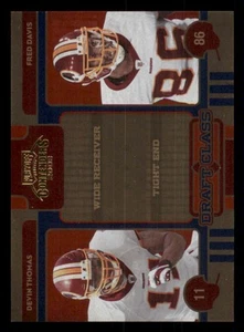 2008 Playoff Contenders Draft Class #34 Devin Thomas/Fred Davis /500 - Picture 1 of 2