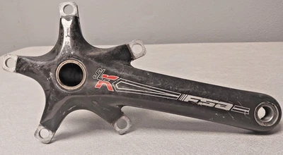 Braço de manivela lateral de acionamento de carbono FSA SLK BCD130 175mm bicicleta de estrada de corrida ISIS navios EUA - Imagem 1 de 4