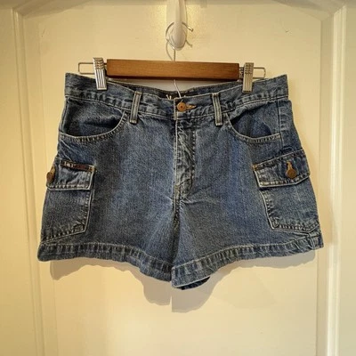 Vintage L.e.i Jeans Y2K 90’s Skater Cargo Shorts Sz 9 Mall-Brand  - Image 1 of 4