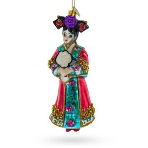 Chinesische Kaiserin mundgeblasenes Glas Weihnachtsschmuck - Bild 1 von 4