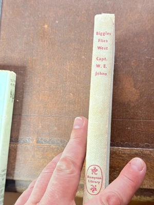 Vintage Biggles Book Biggles Flies West - Image 1 of 4