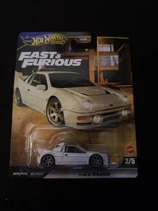 Hot Wheels Premium - 2024 Fast & Furious 2/5 Ford RS200 (BBHVR60) - Picture 1 of 1
