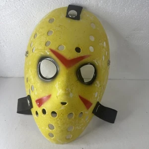 Used Friday The 13th Goalie Hockey Mask Jason Voorhees Replica Aged Movie Prop.. - Picture 1 of 3