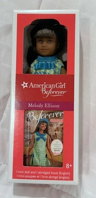 Melody Ellison Nuevo en Caja Mini Muñeca American Girl con Folleto Vestido Verde Azul Foto 1 de 2