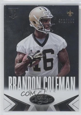 2014 Certified /999 Brandon Coleman #105 Rookie RC - Image 1 of 2