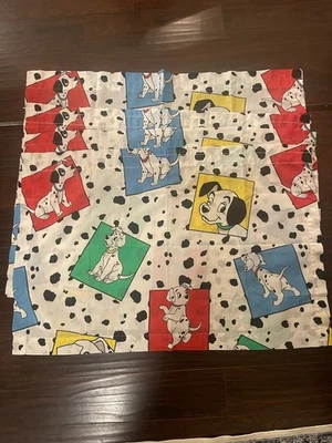 Juego de 4 cenefas vintage Disney 101 Dálmatas Bibb Co EE. UU. 41x27 cortinas Foto 1 de 4