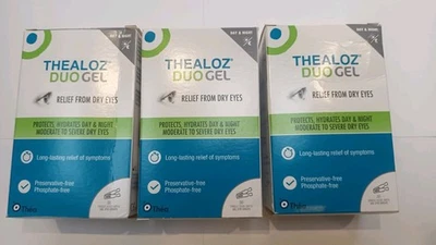 THÈA DAMAGED Outer Packaging, Thea Thealoz Duo Gel Single Dose Vials 90 Doses