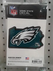 PHILADELPHIA EAGLES HOME STATE VINYL SMALL DECAL  - Picture 1 of 1