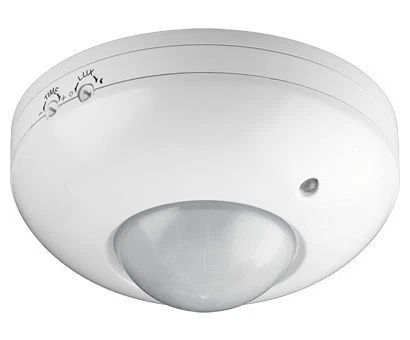 Goobay Infrarot Bewegungsmelder Aufputzmontage LED geeignet für Innenräume (IP20) 360 ° Erfassung, 6 m Reichweite