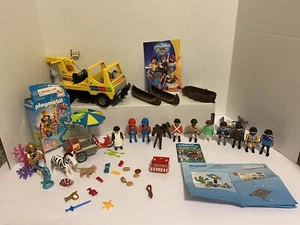 Playmobil Lot Ghostbusters 1986 Quick Service Tow Truck Knights Merman Animals - Picture 1 of 23