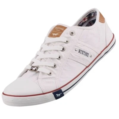 Mustang Damen Sneaker Halbschuh Weiß 1099310/1 Canvas