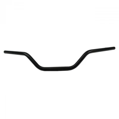 Lenker Stahl 22 mm schwarz mit ABE uniwersal cafe bobber confort chopper TRW    - Bild 1 von 4