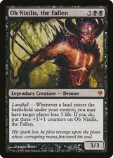 Ob Nixilis, the Fallen - Foil Zendikar LP MTG