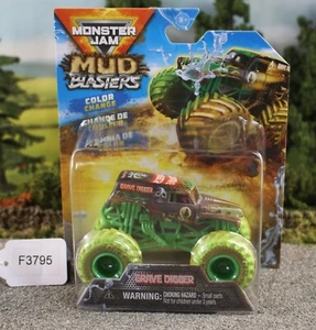 Monster Jam Mud Blasters Color Change Grave Digger Series 1 FNQHotwheels F3795 - Picture 1 of 6