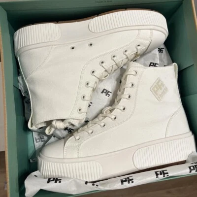 PF Flyers Womens Allston hi top platform canvas sneakers sz 8 Women’s/6.5 Men’s  - Image 1 of 4