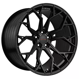 19" Stance SF10 Black Forged Concave Wheels Rims Fits 2008-2012 Honda Accord - Picture 1 of 12