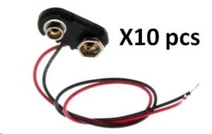 connecteur Pile 9V - 6F22  Pro 10 pcs - Bild 1 von 1