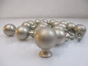Schubladengriffe Möbelknopf Metall Knopf Schrankknopf Silber Knöpfe Kugel - Bild 1 von 6