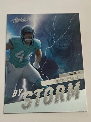 2022 Absolute Football Travon Walker RC By Storm Jacksonville Jaguars #BST-17 - Image 1 of 4
