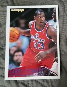 1994-95 Fleer Washington Bullets Basketball Card #385 Larry Stewart - Picture 1 of 2