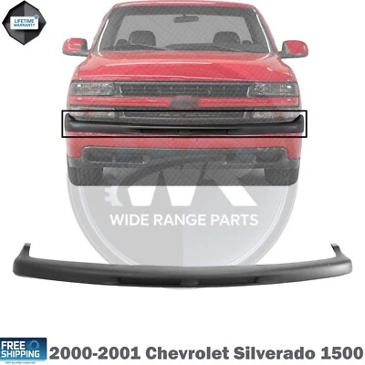 New Front Bumper Upper Filler Primed For 2000-2001 Chevrolet Silverado 1500 - Изображение 1 из 4