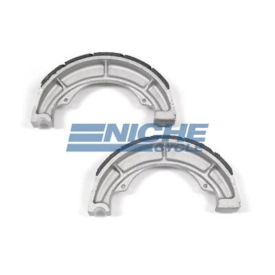 Zapatas de freno traseras ranuradas para Suzuki GR650 D/XD Tempter 1983 Foto 1 de 2
