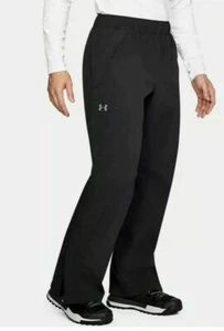 NWT men's large UNDER ARMOUR STORM Black Trektic Waterproof Pants 1309742-001 - Picture 1 of 6