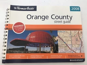 2008 Orange County (California) Thomas Guide Excellent Condition Discontinued - Picture 1 of 10