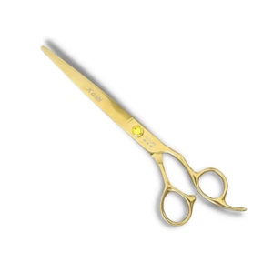 Kashi G-1180 Professional Hair Cutting Shears, 8 inch Gold Color - Picture 1 of 2