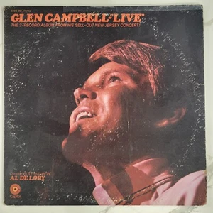 Glen Campbell - Glen Campbell Live Double Vinyl LP - 1969 - Capitol STBO-268 - Imagen 1 de 9