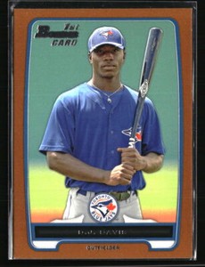 D.J. Davis 2012 Bowman Draft Picks & Prospects Orange /250 #BDPP33 Baseball